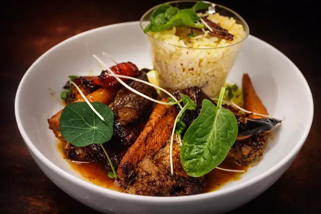 Plat bistronomique du Stanley, face au Tombolo