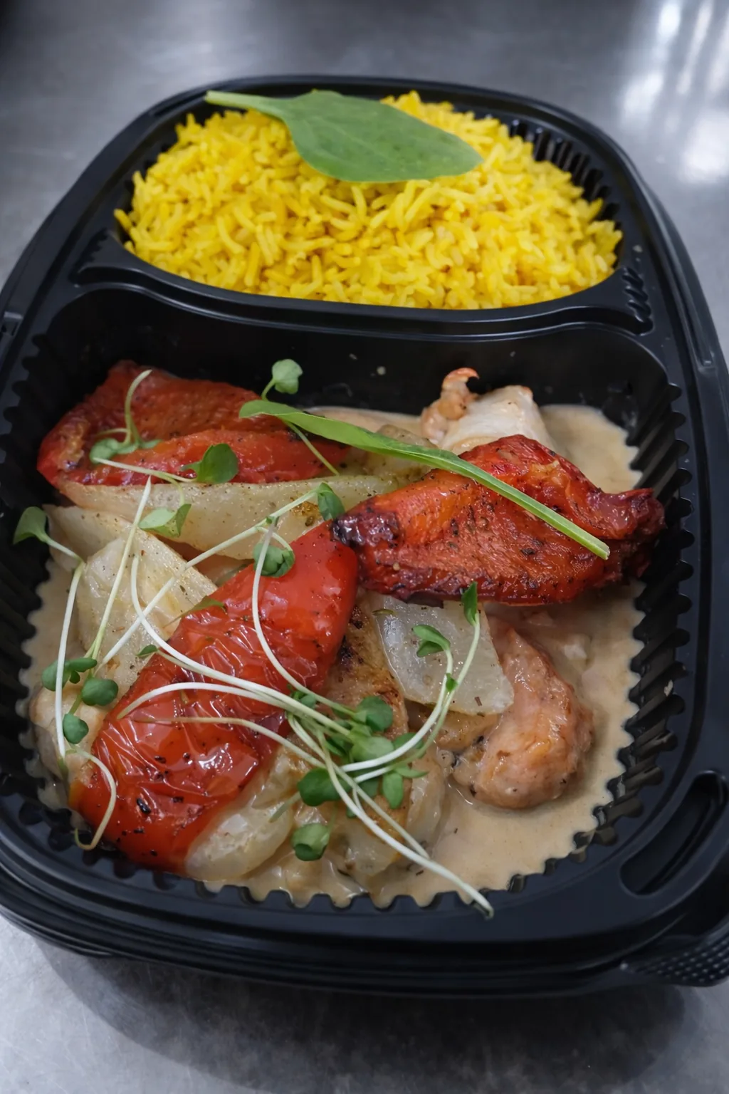 Plat à emporter Sainte-Marie — création créole gastronomique Le Stanley