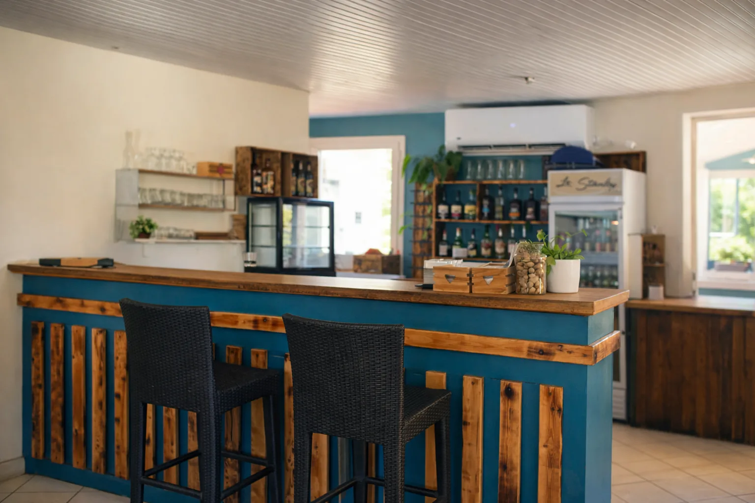 Buffet convivial salle privatisable Sainte-Marie Le Stanley